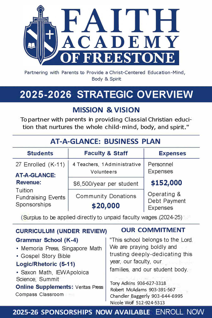 25-26 FAF Flyer